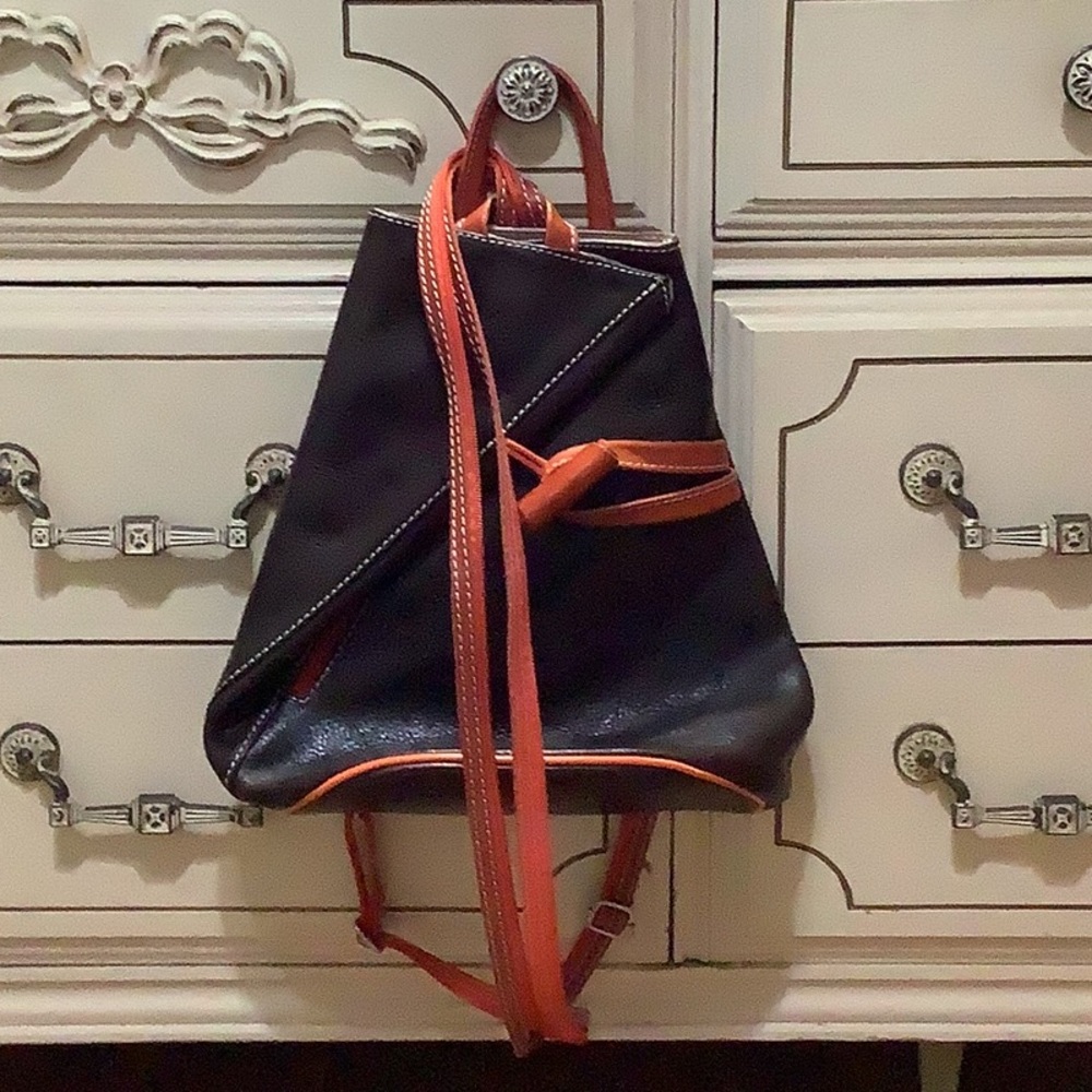 Italian made genuine leather.
